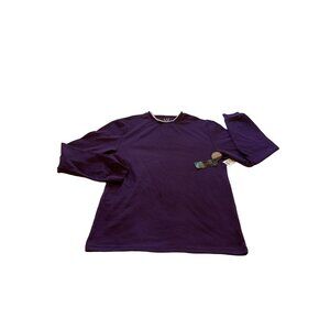Linea Uomo XL Purple Long Sleeve Activewear Shirt